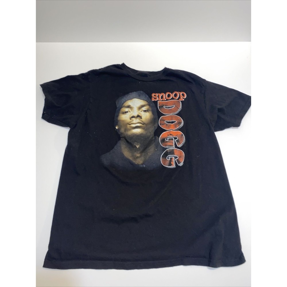 Snoop Dogg Printed T Shirt Black Large